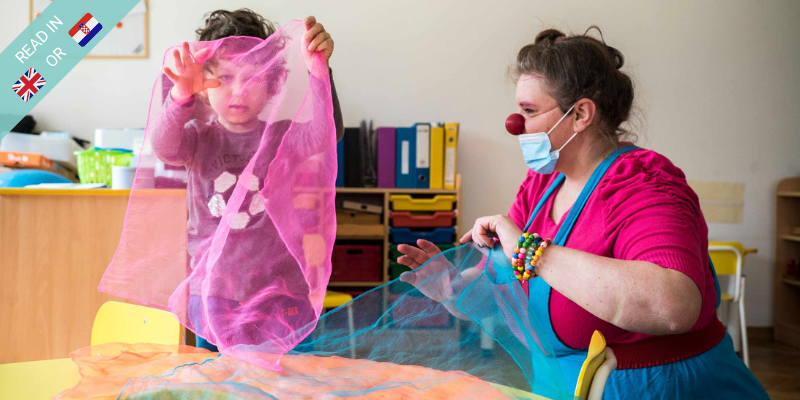 Klaunovi koji djeluju na području zdravstva stvaraju novi umjetnički format za djecu iz spektra autizma
